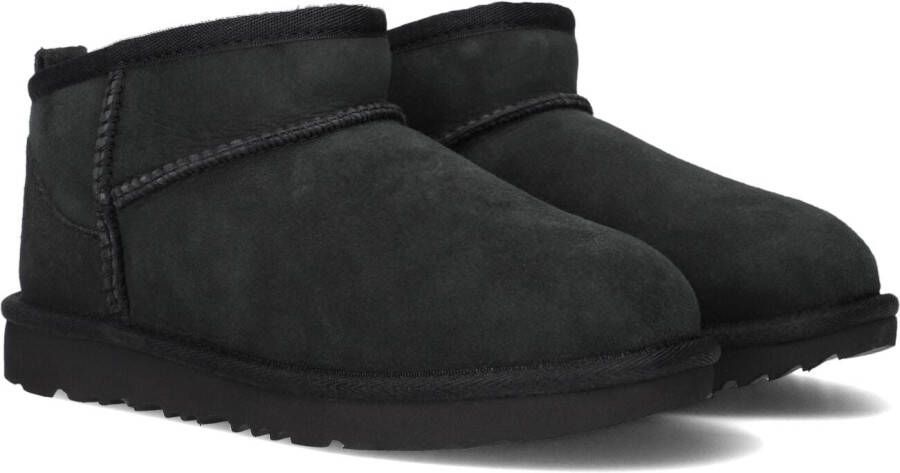 UGG Zwarte Vachtlaarzen Classic Ultra Mini Kids