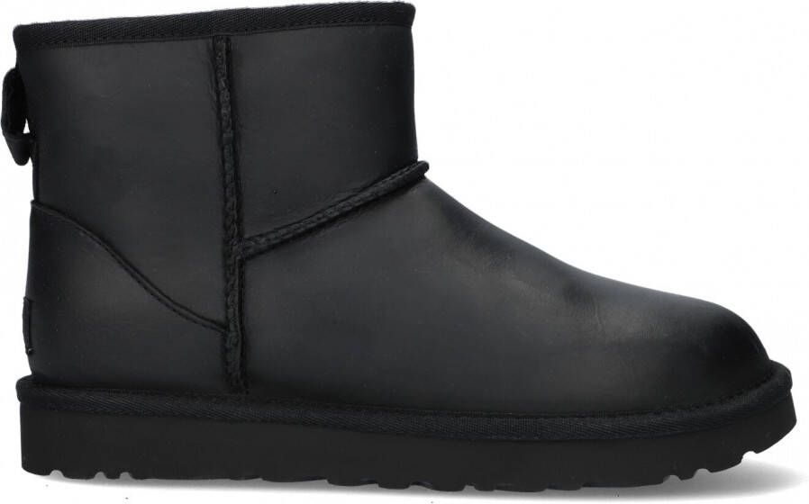 Ugg Classic Mini Leather Laarzen voor Dames in Black, maat 38 | Leder -  Schoenen.nl