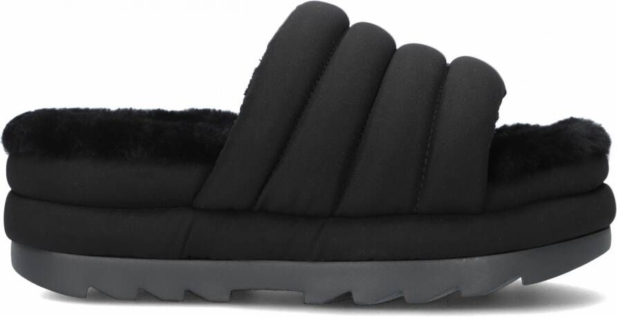 Ugg ‘Maxi Slide’ platform slides Zwart Dames