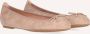 UNISA Ballerina Dames Acor Maat: 37 Materiaal: Suède Kleur: Beige - Thumbnail 1