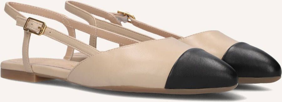 UNISA Slingbacks Dames Asley Maat: 38 Materiaal: Leer Kleur: Beige