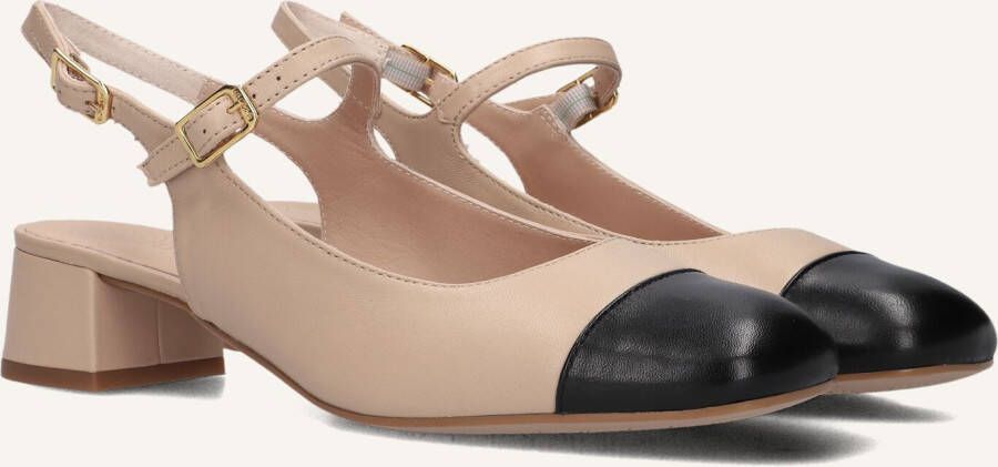 UNISA Slingbacks Dames Jumis Maat: 37 Materiaal: Leer Kleur: Beige