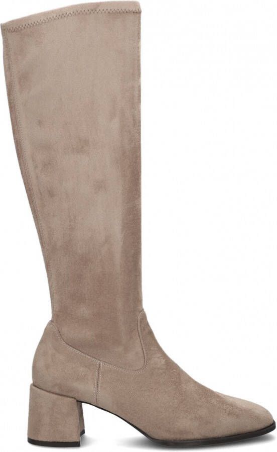 UNISA Hoge Laarzen Dames Luke Maat: 39 Materiaal: Suèdelook Kleur: Beige
