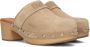UNISA Clogs Dames Iggy Maat: 36 Materiaal: Suède Kleur: Beige - Thumbnail 1