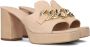UNISA Muiltjes Dames Oberon Maat: 40 Materiaal: Suède Kleur: Beige - Thumbnail 1