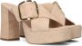 UNISA Muiltjes Dames Ubios Maat: 36 Materiaal: Suède Kleur: Beige - Thumbnail 1
