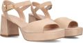 UNISA Sandalen met Hak Dames Ney Suède Beige - Beige