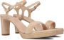 Bruin Tinten Soro Sandalen Dames Beige - Thumbnail 1