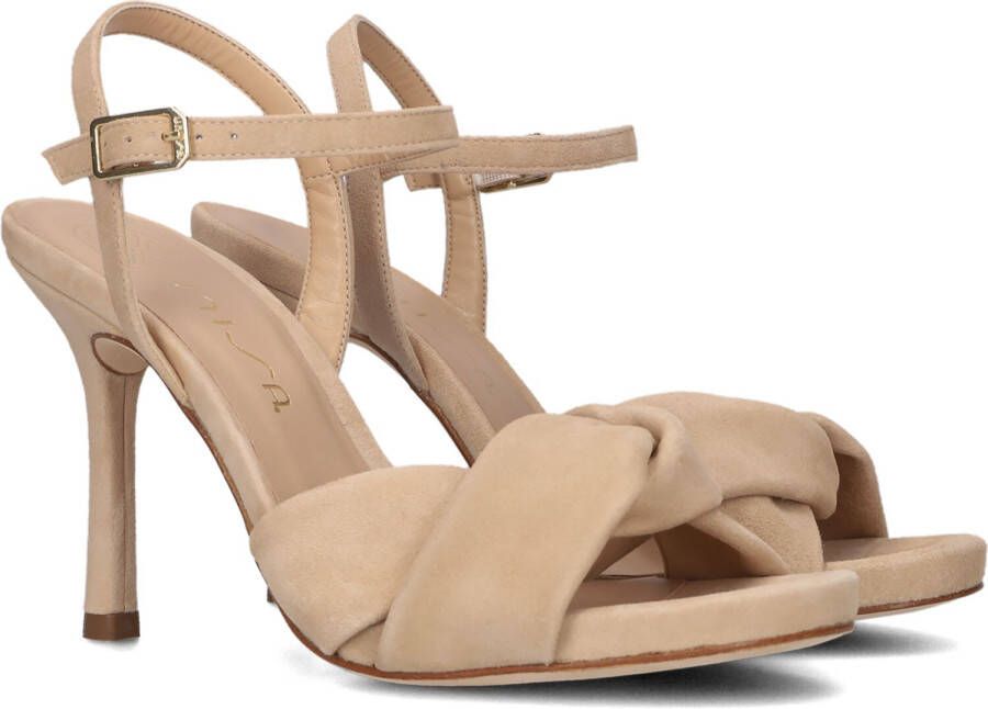 UNISA Sandalen Dames Yusuf Maat 39 Materiaal Suede Kleur Beige Schoenen