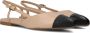 UNISA Slingbacks Dames Asley Maat: 35 Materiaal: Leer Kleur: Beige - Thumbnail 1