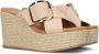 UNISA Slippers Dames Marcelo Maat: 37 Materiaal: Suède Kleur: Beige - Thumbnail 1