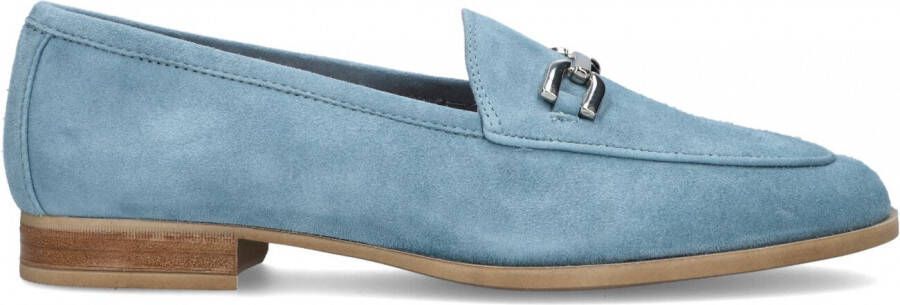 lichtblauwe moccasins dames