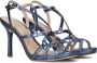 Metallica Metallic Yulen Sandalen Dames Blauw - Thumbnail 1