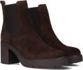 UNISA Chelsea Boots Dames Klino Suède Bruin - Donkerbruin