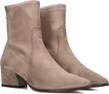 Unisa Jake Enkellaarsjes Enkelboots met rits Dames Taupe - Bruin