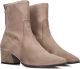 Unisa Jake Enkellaarsjes Enkelboots met rits Dames Taupe - Bruin