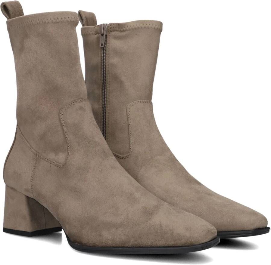 UNISA Enkellaarsjes Dames Langley Maat: 37 Materiaal: Suède Kleur: Taupe