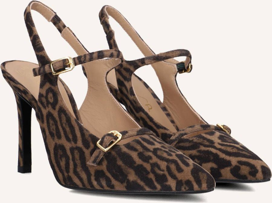 UNISA Slingbacks Dames Tulare Maat: 37 Materiaal: Suède Kleur: Bruin