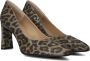 UNISA Pumps Dames Waba Maat: 39 5 Materiaal: Textiel Kleur: Bruin - Thumbnail 1