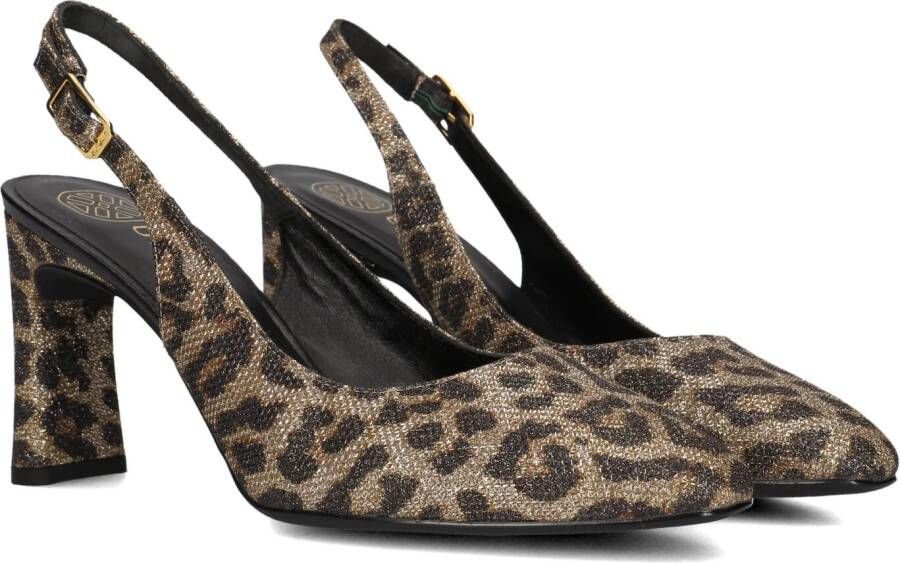 UNISA Slingbacks Dames Winna Maat: 39 5 Materiaal: Textiel Kleur: Bruin