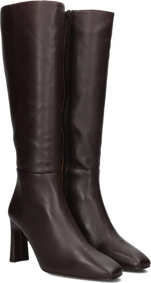 UNISA Hoge Laarzen Dames Wolcot Maat: 37 Materiaal: Leer Kleur: Bruin