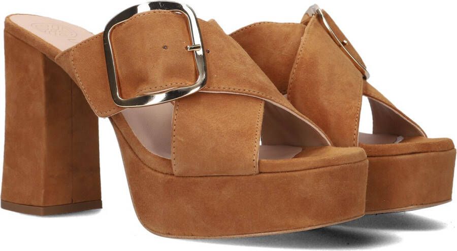 UNISA Muiltjes Dames Ubios Maat: 38 Materiaal: Suède Kleur: Bruin