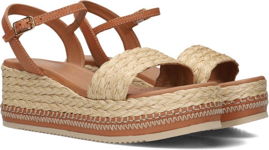 UNISA Dames Kebec Maat: 40 Materiaal: Raffia Kleur: Bruin