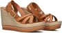 UNISA Dames Munjal Maat: 36 Materiaal: Leer Kleur: Cognac - Thumbnail 1