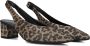 UNISA Slingbacks Dames Jensen Maat: 39 Materiaal: Textiel Kleur: Bruin - Thumbnail 1
