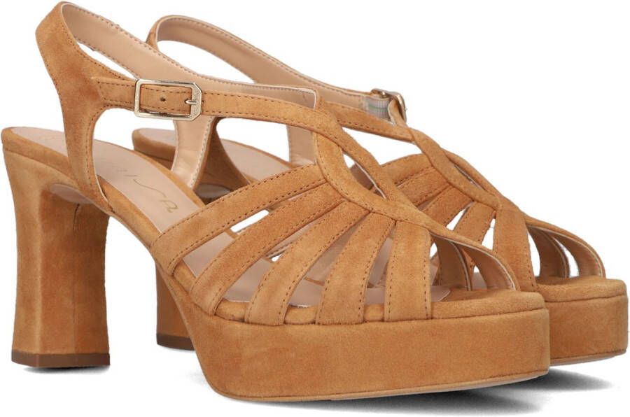 UNISA Sandalen Dames Orvin Maat: 40 Materiaal: Suède Kleur: Camel