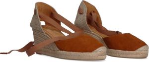 Strappy Sandals bruin Tinten Candida Espadrilles Zomer Schoenen Dames Cognac