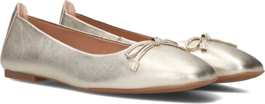 Unisa Basmi ballerina van leer met metallic finish