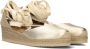 UNISA Espadrilles Dames Chaplin Maat: 36 Materiaal: Leer Kleur: Goud - Thumbnail 1