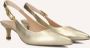 UNISA Slingbacks Dames Ibon Maat: 41 Materiaal: Leer Kleur: Goud - Thumbnail 1