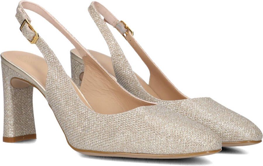 UNISA Slingbacks Dames Winna Maat: 39 Materiaal: Textiel Kleur: Goud
