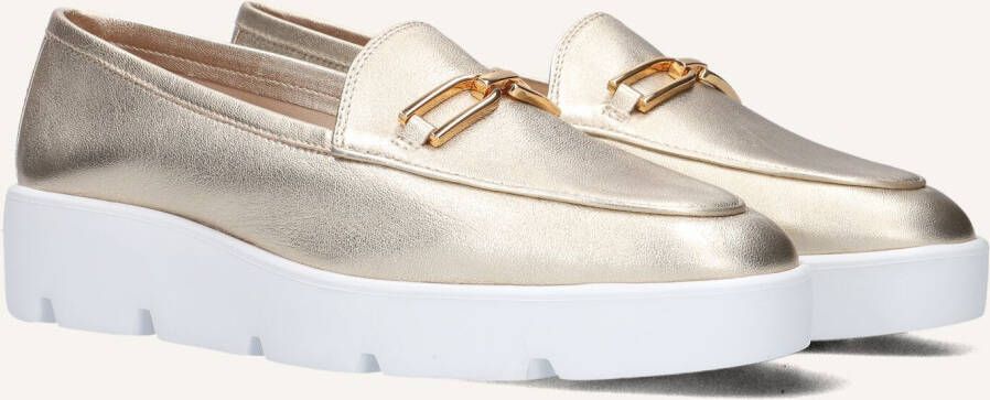 UNISA Loafers Dames Famo Maat: 42 Materiaal: Leer Kleur: Goudkleurig