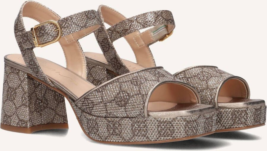 UNISA Sandalen Dames Ney_24 Maat: 37 Materiaal: Leatherlook Kleur: Goud