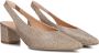 UNISA Slingbacks Dames Jensen Maat: 39 Materiaal: Textiel Kleur: Goud - Thumbnail 1