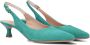 UNISA Slingbacks Dames Jamal Maat: 36 Materiaal: Suède Kleur: Groen - Thumbnail 1