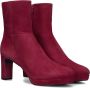 UNISA Enkellaarsjes Dames Meque Maat: 36 Materiaal: Suède Kleur: Rood - Thumbnail 1