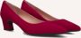 UNISA Pumps Dames Jasul Maat: 37 5 Materiaal: Suède Kleur: Rood - Thumbnail 1