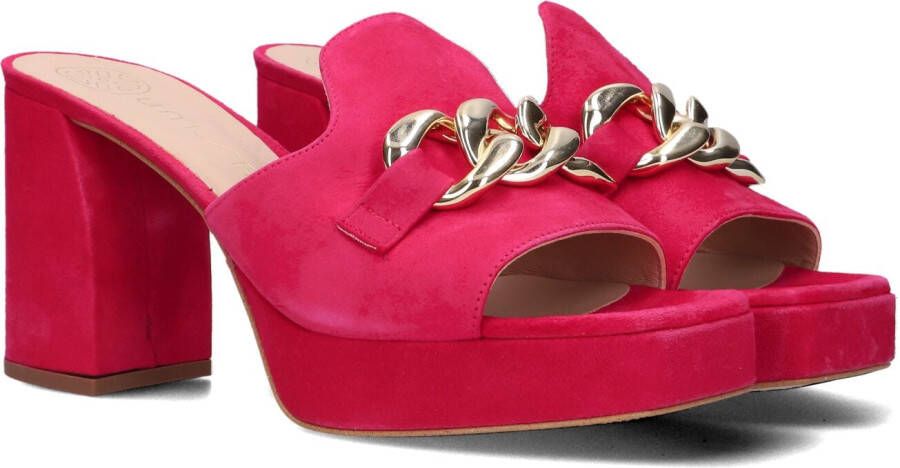UNISA Muiltjes Dames Oberon Maat: 37 Materiaal: Suède Kleur: Roze