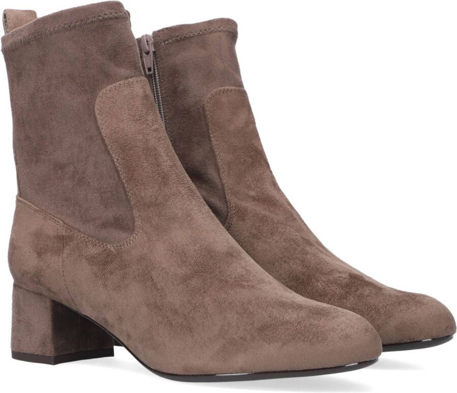 Unisa Laguar Enkellaarsjes Enkelboots met rits Dames Taupe