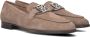 Unisa Dapi Loafers Instappers Dames Taupe - Thumbnail 1