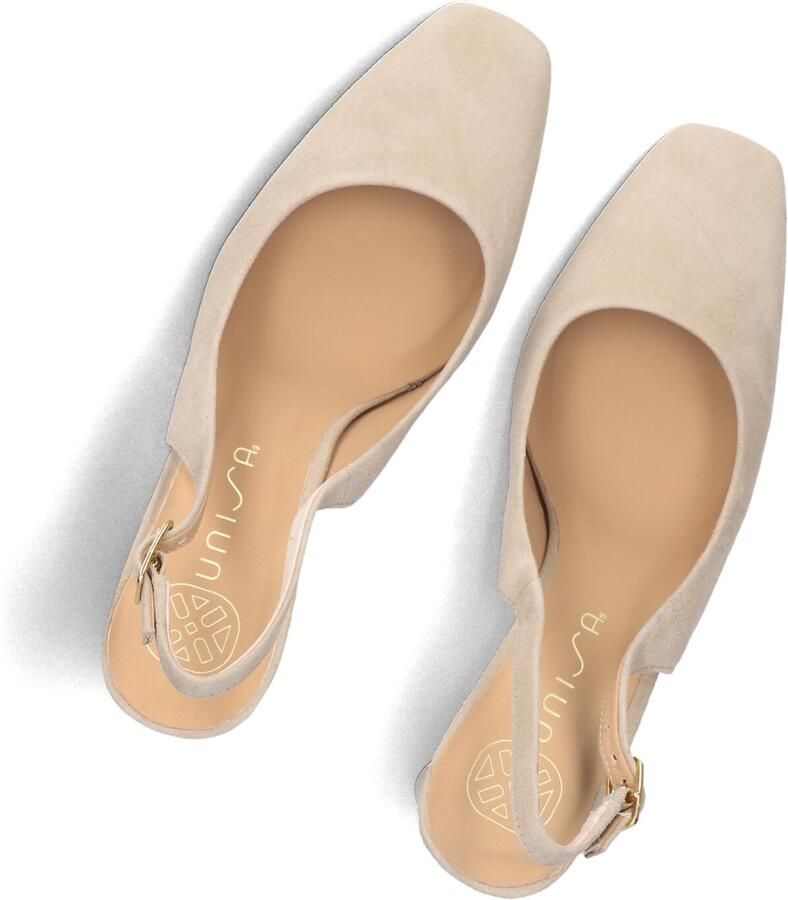 UNISA Slingbacks Dames Winna Maat: 39 Materiaal: Suède Kleur: Beige - Foto 2