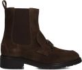 UNISA Enkelboots Dames Erne Suède Bruin - Donkerbruin