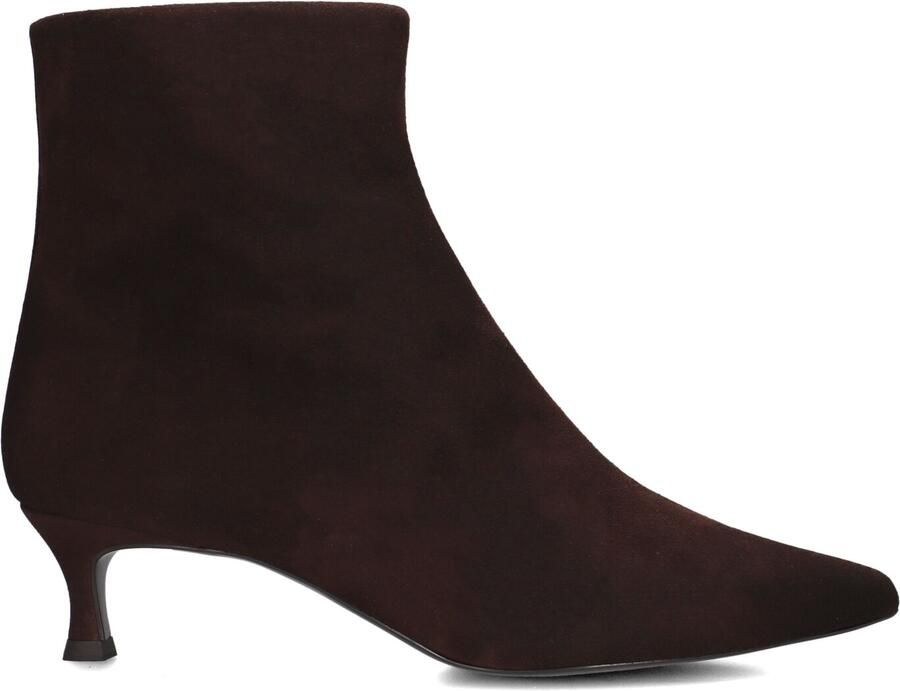 Unisa Ibrain Enkellaarsjes Enkelboots met rits Dames Bruin - Foto 4