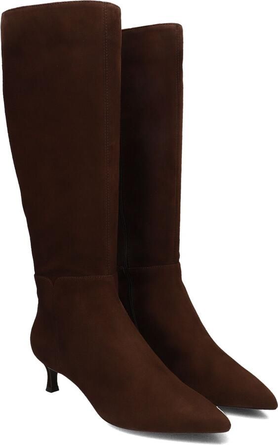 Unisa Inver Enkellaarsjes Enkelboots met rits Dames Bruin