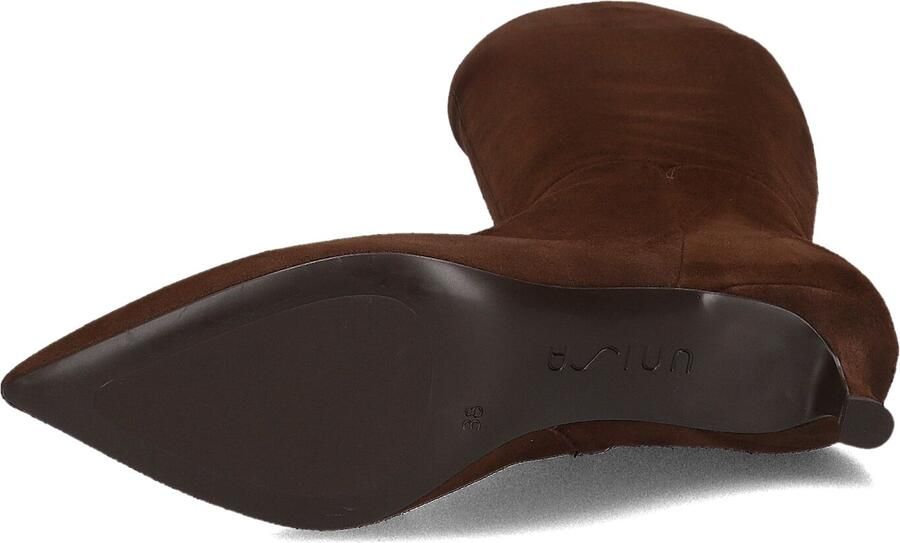 Unisa Inver Enkellaarsjes Enkelboots met rits Dames Bruin - Foto 5