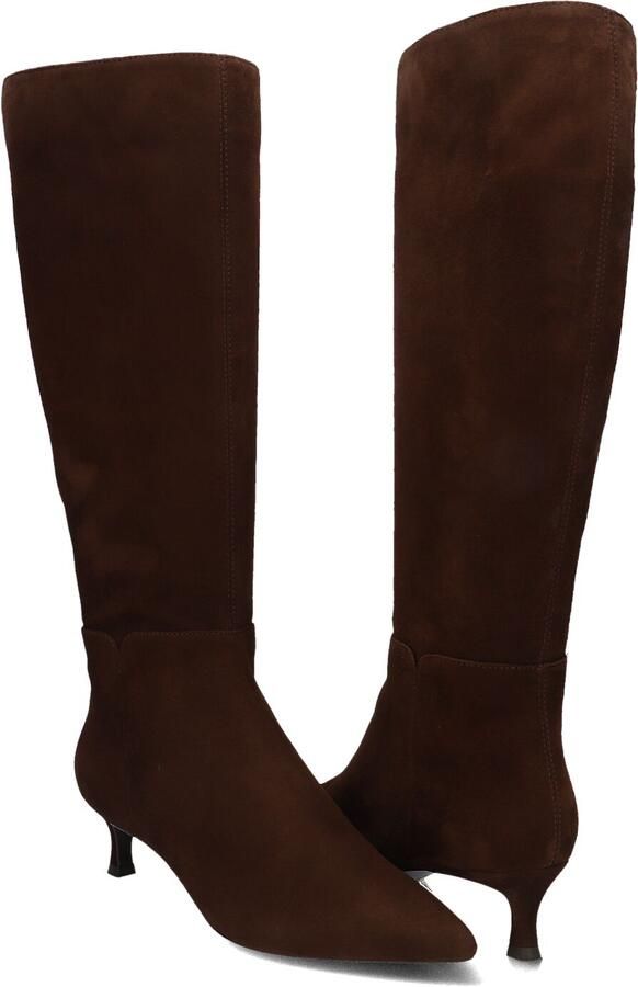 Unisa Inver Enkellaarsjes Enkelboots met rits Dames Bruin - Foto 2